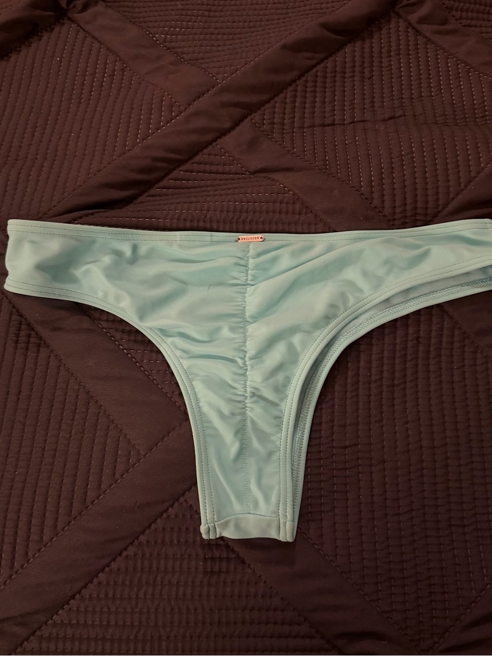 Hollister Light Aqua Swim Bikini Bottoms size S